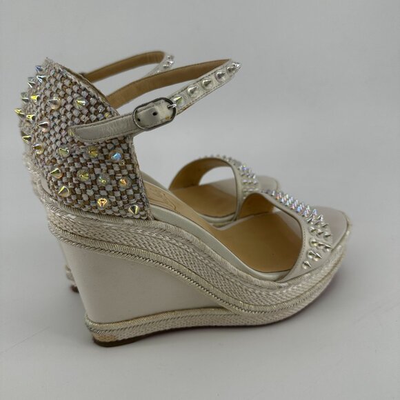 Louboutin Madmonica Leather with Iridescent Spikes - Size 39 - Picture 7 of 7